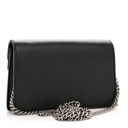 Gucci Dionysus Super Mini Bag Black Leather