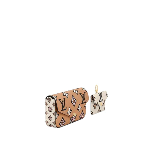 Louis Vuitton Félicie Strap & Go Arizona Beige/Crème Beige