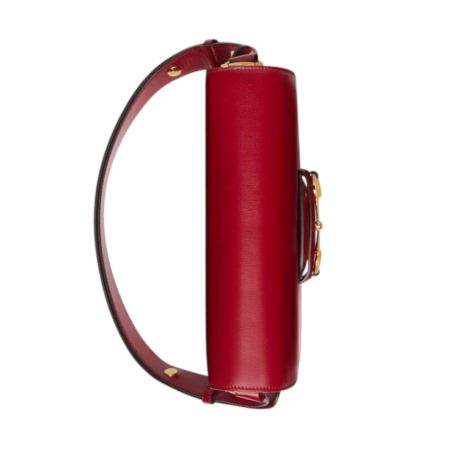 Gucci Horsebit 1955 Shoulder Bag Red Leather