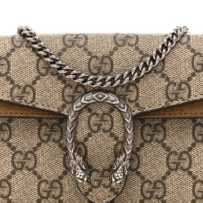 Gucci Dionysus Super Mini Bag Brown Leather