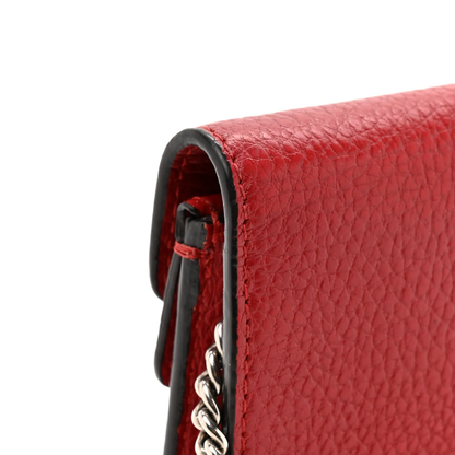 Gucci Dionysus Super Mini Bag Hibiscus Red Leather