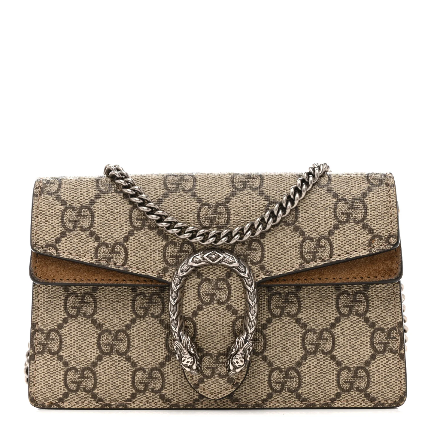 Gucci Dionysus Super Mini Bag Brown Leather