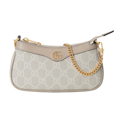 Gucci Ophidia Small Bag Brown Beige and White Beige GG Supreme Canvas