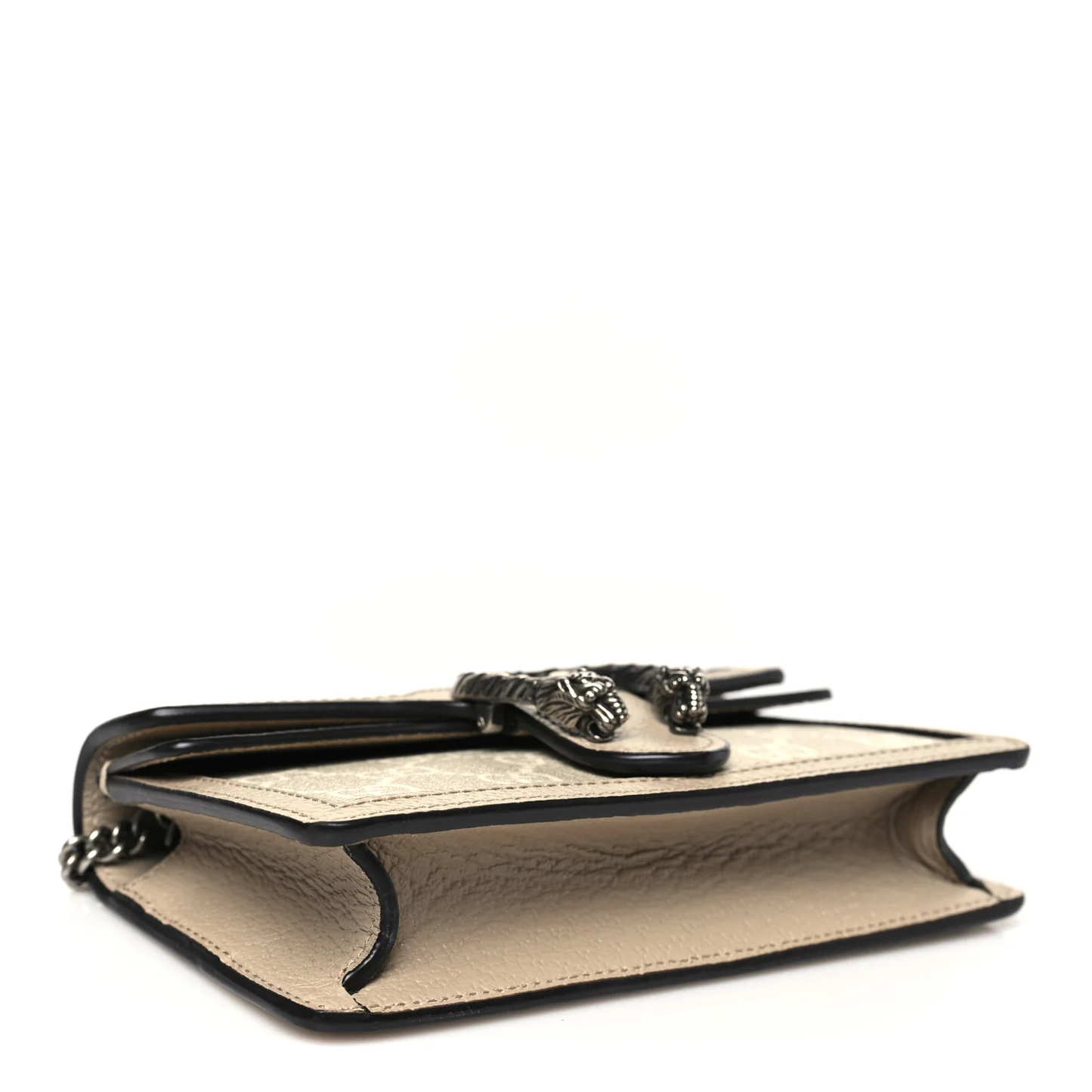 Gucci Dionysus Super Mini Bag Beige and white Leather