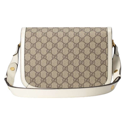 Gucci Horsebit 1955 Shoulder Bag White leather