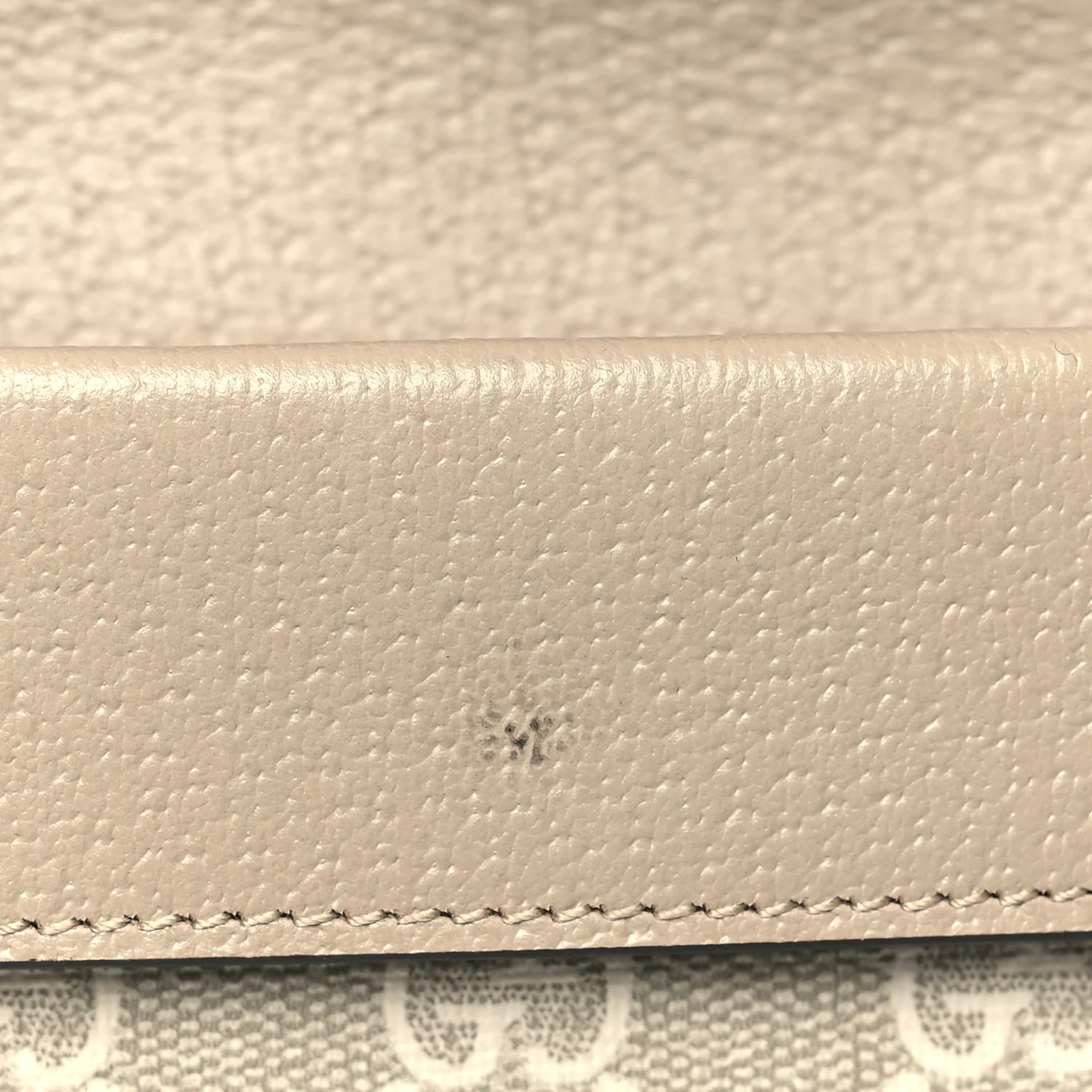 Gucci Dionysus Super Mini Bag Beige and white Leather