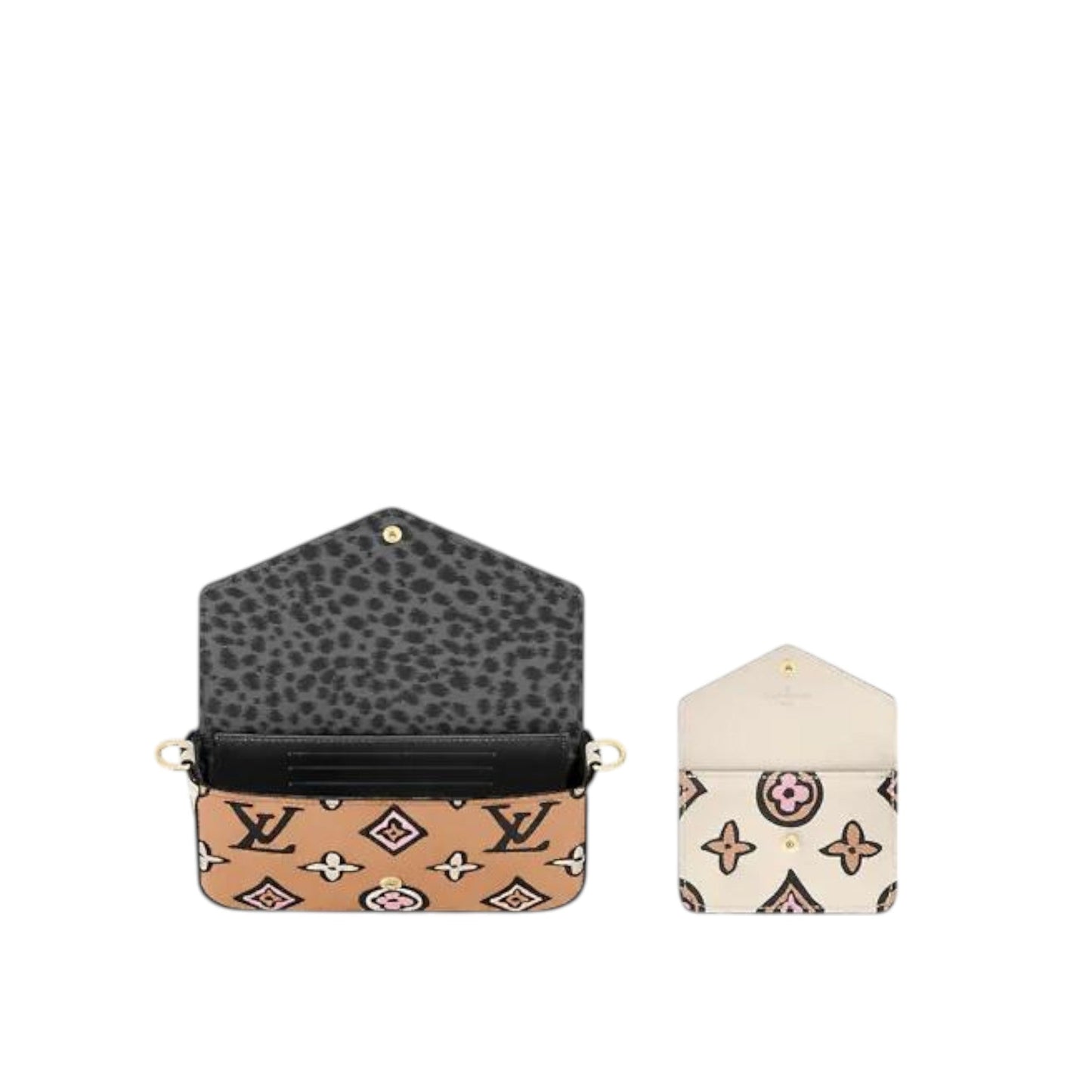 Louis Vuitton Félicie Strap & Go Arizona Beige/Crème Beige