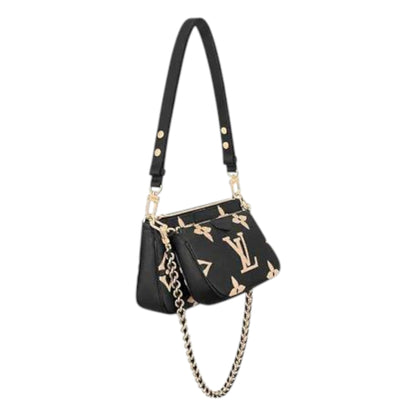 Louis Vuitton Multi Pochette Accessoires Black/Cream