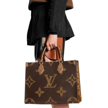 Louis Vuitton OnTheGo MM Monogram Reverse Coated Canvas