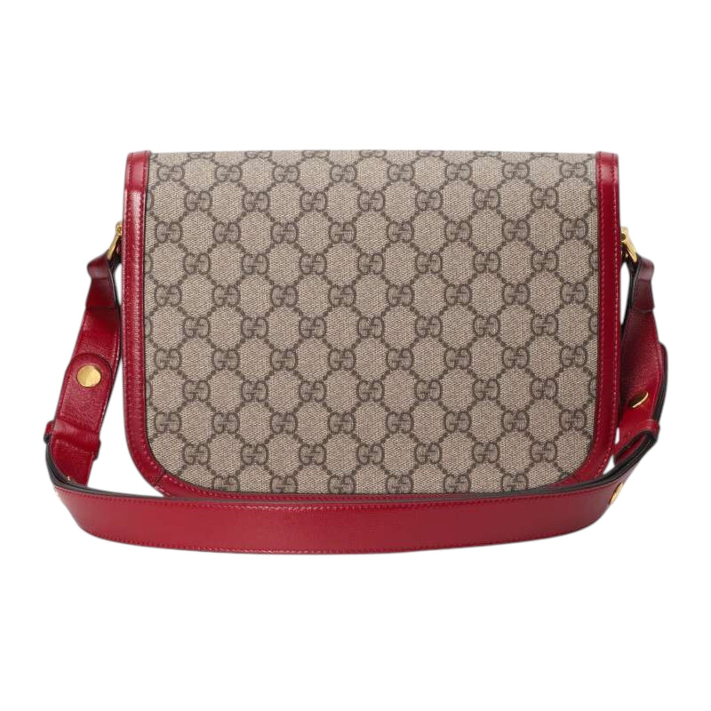 Gucci Horsebit 1955 Shoulder Bag Red Leather